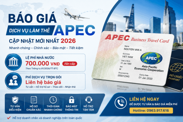 giá làm thẻ APEC
